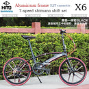 HITO Foldable Bicycle shimano Folding Bicycle Ultra-light Men's And Women's Folding Bike