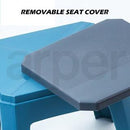 【Buy 3 Get 1 Free】3 Stools Plastic Chair | Dining Chair/Dining Stool Set Of | Stackable Chair |