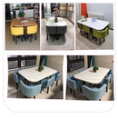 Dining Table And Chair Office Negotiation Table And Chair Small Apartment Combination Dining Table