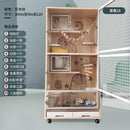 Byto Chinchilla Cage Solid Wood Hamster Cage With Air Conditioning Hamster Villa Cage Large Space