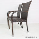 Baojing outdoor tables and chairs with umbrella courtyard leisure furniture garden iron balcony