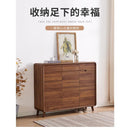 (MUWU) Shoe Cabinet Solid Wood Frame Large Capacity Porch Cabinet