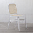 Rattan Chair White Dining Chair Solid Wood Study Chairs Dining Chair