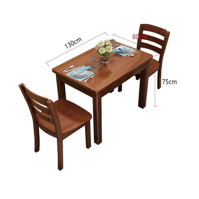 SENBIJU Dinning Table With Chair Wooden Combination Modern Simple Household Small Family ZL