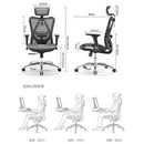 Sihoo Office Chair Ergonomic Mesh Chair M57 / M56 Full Back Computer Chair Mesh Chair