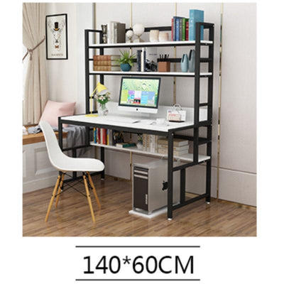 Student Writing Desk Simple Computer Table Desktop Home With Bookshelf Combination Desk