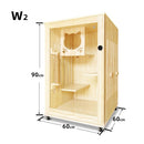 Super Large Cat Villa Cage Luxury Cat House With 3C Glass Door