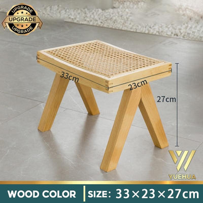 Nordic Rattan Chair Balcony Leisure Chair Lazy Solid Wood Sofa Chair Single Household Rattan