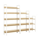 Steel And Wood Bookshelf Iron Shelf Floor Multi-storey Living Room Storage Shelf Display Shelf