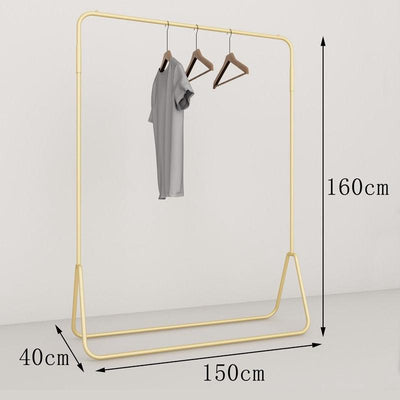 Economical Landing Modern Iron Rack Simple Men's And Women's Display Children's Clothing Shelf