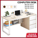 Computer Desk With Drawer Storage Writing Table For Home Office Study Desk Chair Set Solid Wood Desk