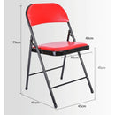 SENBIJU Black (ready Stock Sg) Simple Folding - Designer Dining Conference Chair / Foldable