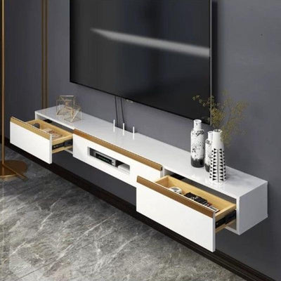 TV console wall mounted cabinet