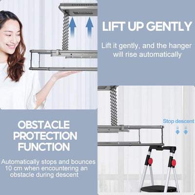 [SG LOCAL] Automated Laundry Rack Tuya-app Control Ceiling Clothes Drying Rack 5 Years Warranty