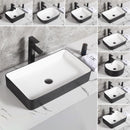 Nordic Bathroom Basin Toilet Round Square Washbasin Balcony Ceramic Sink