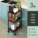 Kitchen Rack Floor-standing Multi-layer Storage Rack Multi-function Microwave Oven Pot Rack