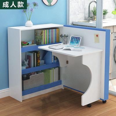 SENBIJU Creative Children's Desk Rotating Folding Table Bookcase Combination One Writing Simple