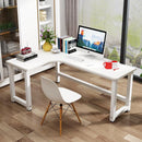 SENBIJU Home Corner L-shaped Desk Modern Minimalist Bedroom Computer Table