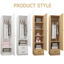 Kinbolee Mini Wardrobe Narrow Cabinet Single-door Wardrobe Small Room Children's Wardrobe