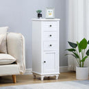 Seamless Solid Wood Storage Bedroom Simple Bedside Table Ultra Narrow-band Door Chest of Drawers