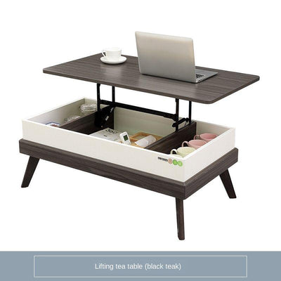 Nordic Lifting Tea Simple Small Apartment Living Room Multi-functional Storage Coffee Table