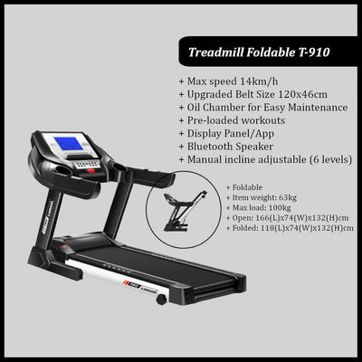 NOMAD Treadmill Foldable TR-310 TR-320 TR-510 T-910 TX-1 | 10km/h 12km/h 14km/h | Running Machine