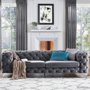 Sarang Sofa American Pull Velvet Nordic Style Living Room Luxury Fabric Double Triple Size