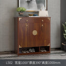 (YIGLE)New Chinese Shoe Cabinet at Home Door Partition Cabinet Chinese Cabinet Large-capacity Solid