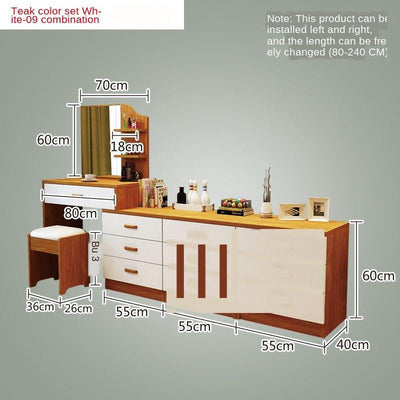 Multifunctional Dresser Bedroom Small Apartment Mini Modern Simple Tv Cabinet Dressing Table