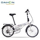 DAHON Folding Bicycle 20 Inch 6 Speed Foldable Bicycle Variable Speed Aluminum Alloy Light Weight