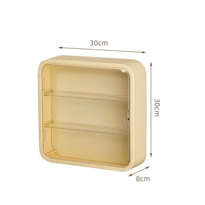 3 Layers Wall Acrylic Display Box Shelf Blind Box Popmart Figurines Display Case Storage with Rack