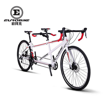 Tandem Bicycle Shimano 21/24-speed 26-inch Aluminum Alloy Frame Leisure Travel Bicycle Disc Brake