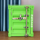 Side Table Industrial Style Container Wrought Iron Bedside Table Decorative Storage Cabinet Bedroom