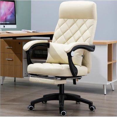 Computer Chair Office Chair Leather Seat Lifting Swivel Massage Chair