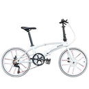 Hito X6 Foldable Bicycle Shimano 7 Speed 20/22 Inch Aluminum Alloy Frame Folding Bike Adult Students