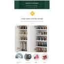 Shoe Cabinet Household Door Large Capacity Space-saving Solid Wood Special Price Economical