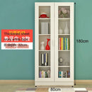 Bookcase Combination Simple Modern Living Room with Door Cabinet Glass Door Bookcase Economical