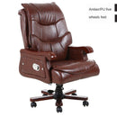 Special Offer Home Leather Reclinable First Layer Cowhide Swivel Boss Office Computer Large Chair