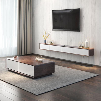 SENBIJU Living Room Hanging TV Cabinet Floor Wall Modern Bedroom TV console