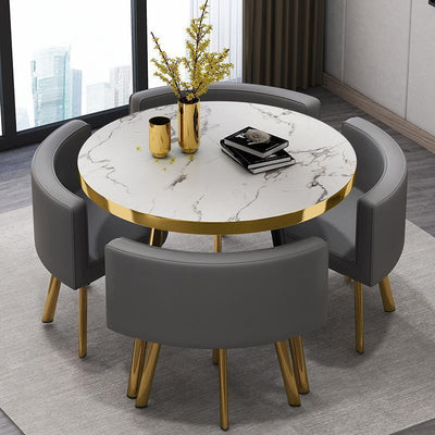 Dining Table Dining Table Set Light Luxury Table and Chair Combination Dining Table and Chair Small