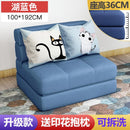 BEIMU Foldable Sofa Bed Modern Simple Lazy Sofa Living Room Small Apartment Multi-functional