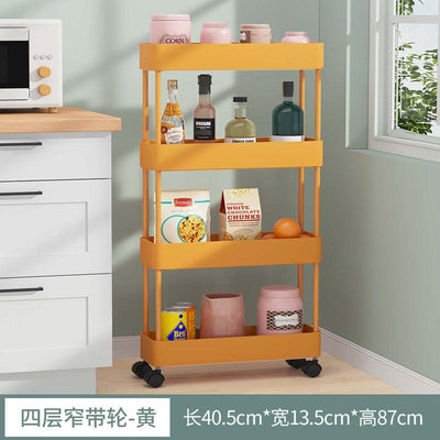 Mobile Kitchen Cabinet Solid Wood Set Multi-functional Simple Bar With Drawer Dinning Table