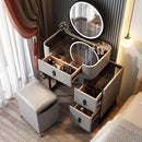 YICHANG Dressing Table With Mirror Light Luxury Vanity Table Simple Modern Bedroom Makeup Table With