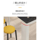 Rock Slab Folding Dining Table Retractable Ultra-thin Shrink Table Small Apartment Household Solid