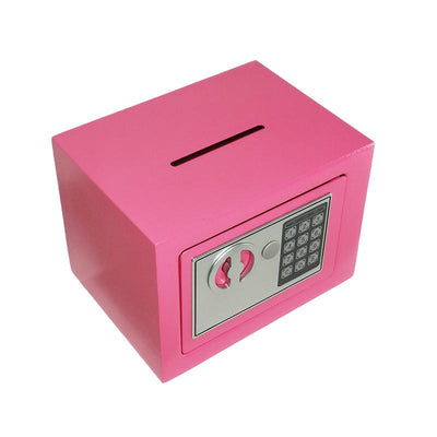 Fanenso Children's Savings Box Coin Safe Box All-steel Electronic Code Mini Document Seal Safe