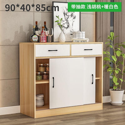 Zxd 【In Stock】Kitchen Cabinet Sideboard Sliding Door Balcony Kitchen Storage Bay Window Storage