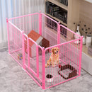 HOOOPET Dog Playpen Pet Fence Rabbit Set Playpen Outdoor Fence Dog Cage Gate Heavy Metal Fence