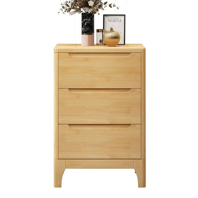 Narrow All Solid Wood Three-drawer Nordic Bedroom Super Mini 35/45cm Table Simple Modern Bedside