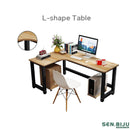 SENBIJU Home Corner L-shaped Desk Modern Minimalist Bedroom Computer Table