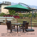 Baojing outdoor tables and chairs with umbrella courtyard leisure furniture garden iron balcony